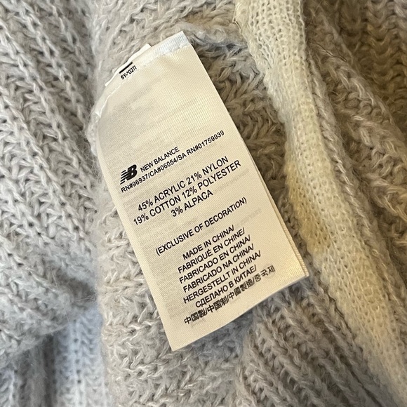 New Balance Oversized Tunic Sweater - XXL - Picture 5 of 5